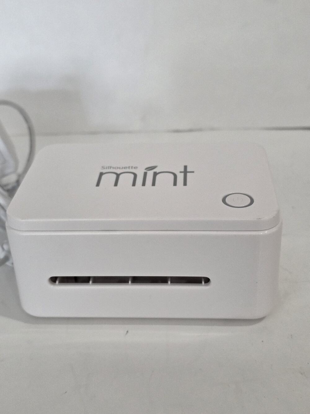 Silhouette Mint Custom Stamp Maker Ink Printer Craft Kit White W/Cord &USB